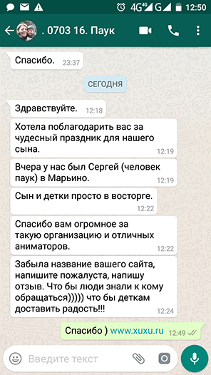 Человек паук на день рождения 7 лет