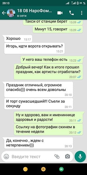 Отзыв об аниматоре Эльза Холодное сердце на день рождения 6 лет