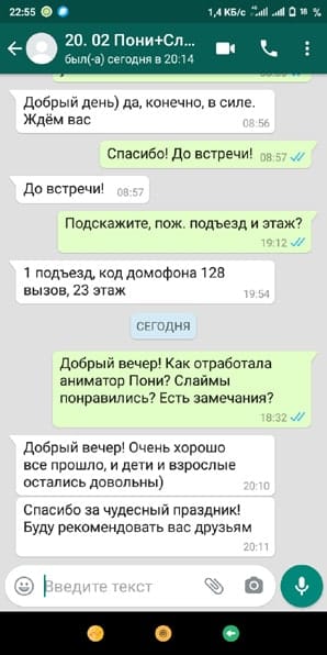 Отзыв аниматор Литл Пони и мастер класс Слаймы на день рождения